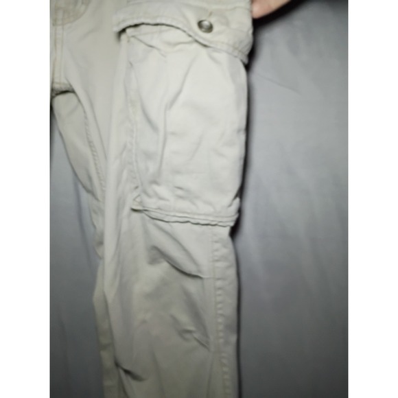 Levis Ace Cargo Pants Mens 36x32 (36x30) Straight Leg Utility Metal Flap Pockets - Picture 5 of 11